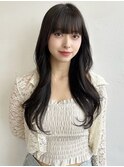 〈藤間〉バタフライレイヤー/ハッシュカット/韓国巻き
