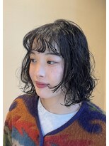 シアン 栄店(CYAN.)&nbsp;ばっさりカットで大胆イメチェン！！ウェーブパーマ！【栄】