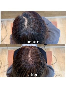 ステラバイケンジ 藤沢(STELLA by KENJE) 白髪ぼかし細めハイライト30代40代50代【藤沢　藤沢駅】