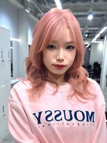 ロイオブジゼル(roi of GiseL)&nbsp;ハイトーン ブリーチ ダブルカラー ピンクベージュ 髪質改善