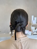 ジュエ ヘアー デザイン(Jue hair design) カチモリヘアセット/結婚式お呼ばれヘア/ヘアセット/20代/知立