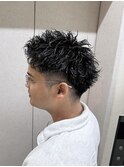 スパイキーパーマ　メンズサロン　スパイキーショート &nbsp;長崎