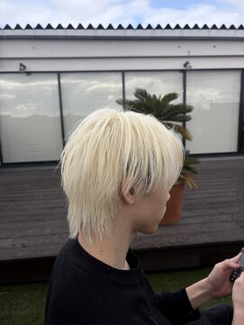 タイドヘアー 高槻2号店(TIDE HAIR) 抜きっぱなしブロンド