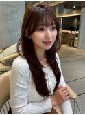ワンホンレイヤートレンド前髪韓国巻き仙台レイヤーカット20代