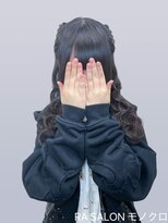 アールエーサロンモノクロ 秋葉原(RA SALON モノクロ) 【推し活ヘアメ】編み上げハーフツイン