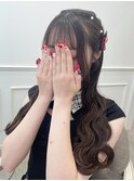 【ヘアメ】シンプル可愛い！サイド編み込み♪_ユウ