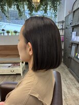エルズ 大宮店(ailes)&nbsp;《ai》オリーブベージュ/髪質改善/美髪ボブミディ/ボブ/大宮