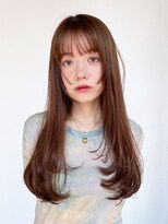 シオン(shion)&nbsp;くすみベージュ透明感カラーウルフレイヤーロング秋色_ba537283