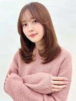 アンドカオマワリカットファム(Fann.)&nbsp;ミディアムレイヤー 顔まわり 髪質改善 神戸三宮元町 艶髪