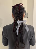 ユニコ(unico) ヘアアレンジ/編み下ろし