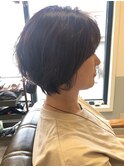 【高塚栞里】大人女性に人気!ひし形丸みショート