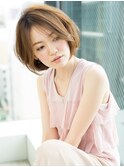 【THiRD】厚めバングローライトボブ