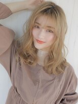 アグ ヘアー アトリエ 仙台中央店(Agu hair atelier) 《Agu hair》ふわっとウェーブ軽セミディ