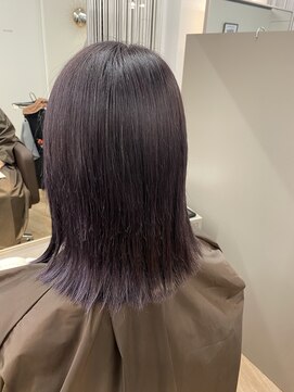 ジエクト ヴィシア(The Ect VIXIA) 田村千恵 美髪バイオレットカラー×髪質改善トリートメント