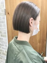 コス(kos)&nbsp;大人可愛い/ココアベージュ/グレージュカラー/ボブウルフ/黒髪