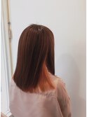 【 インナーカラー × オレンジ 】