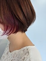 ヘアスタジオ アルス 御池店(hair Studio A.R.S) ショートボブ×カシスピンク