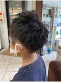 チャイルドカットアシメ束間ショート【モテ髪ヘア】