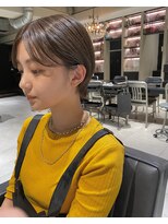 ユノ(juno)&nbsp;【シオガマ】ハンサムショートとくすみベージュ