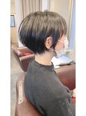 黒髪ショートで魅せる大人のショートボブ/◎30代40代50代60代