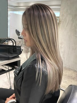 アイティーバイアルバム 八王子店(IT by ALBUM) バレイヤージュ_くびれヘアビタミンカラー_ba364131