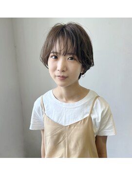 フィエル(fielu) シースルーショートボブ×パープルシルバー×【ISAO】