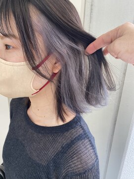 ヘアーデザイン シュシュ(hair design Chou Chou by Yone) インナーカラー&アッシュシルバー♪