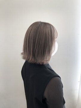 リー 枚方(Lee) 【熊谷】外ハネボブ×ベージュ