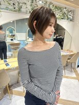 ロンド ストラーダ 心斎橋(Lond strada)&nbsp;ショート×ハイライト白髪ぼかし×シルキーベージュ[心斎橋]