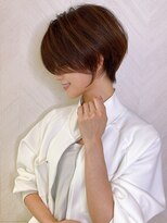 ロンド ストラーダ 心斎橋(Lond strada)&nbsp;ショート×ハイライト白髪ぼかし×シルキーベージュ[心斎橋]