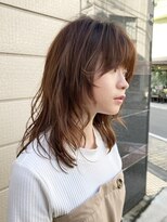 アミュレット バイ サファリ 西荻窪(AMULETTE BY SAFARI)&nbsp;《お客様スタイル14》サイドレイヤー×ニュアンスパーマ