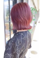 アイル(I'll)&nbsp;[Hair Make I`ll 奈良]レイヤーボブ×ピンク