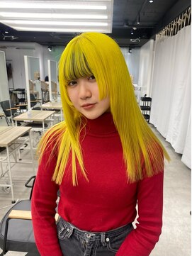 ゼスト 八王子店(ZEST) イエローカラー/デザインカラー/インナーカラー/フルバング