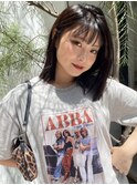 ストレートボブロングボブヘイリーボブ前髪カットサイドバング