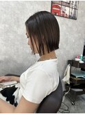 ぷつっとボブ/切りっぱなしボブ/ミニボブ/髪質改善/縮毛矯正