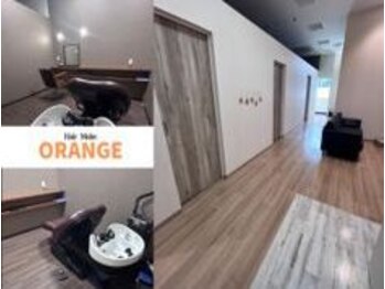 オレンジ(ORANGE)の写真/ヘッドスパメニューをされるお客様は、個室でゆったりくつろぎ空間で癒しをご提供いたします！！