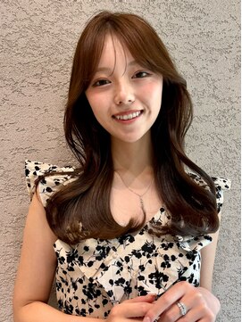 ロンド アンブル 四条烏丸(Lond ambre) イメチェンヘアスタイル/こなれミディ/レイヤー/韓国/前髪