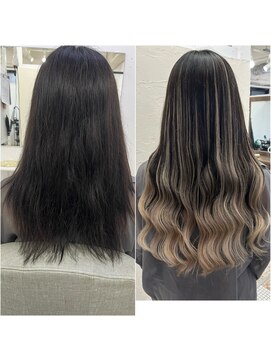 ハイエクステンション 京都駅前店(Hi-Extension) グラデーションベージュ@dresser____154