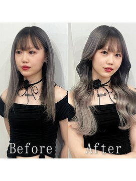 あるじゃんすー 梅田店 シルバーアッシュ#シールエクステ#イメチェン#ヨシンモリ#梅田