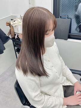 ゴウトゥデイシェアサロン 町田店(GO TODAY SHAiRE SALON) 暖色カラー履歴から作るグレージュカラー♪