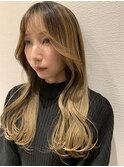 ハイライト　バレイヤージュ
