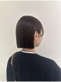 切りっぱなしタイトボブ