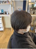 白髪ぼかしショート