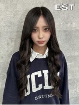 エスト 大阪梅田(EST) レミー100%高級人毛/53cm☆シールエクステ80枚+馴染ませカット