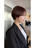 ショートカットショートヘアコンパクトショートボブ丸みショート
