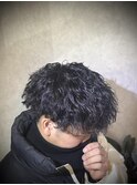 フェザーパーマ/スパイキーショート[榴岡/メンズ/理容室]