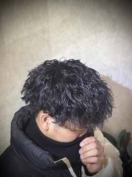 デン 仙台店(DEN) フェザーパーマ/スパイキーショート[榴岡/メンズ/理容室]
