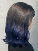 ショートヘア顔周りレイヤーカットダブルカラーショートボブ調布