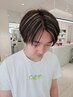 メンズカット×ハイライトカラー￥18000