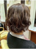 立体感丸み＊ミセスヘア＊ニュアンスパーマ＊40代50代